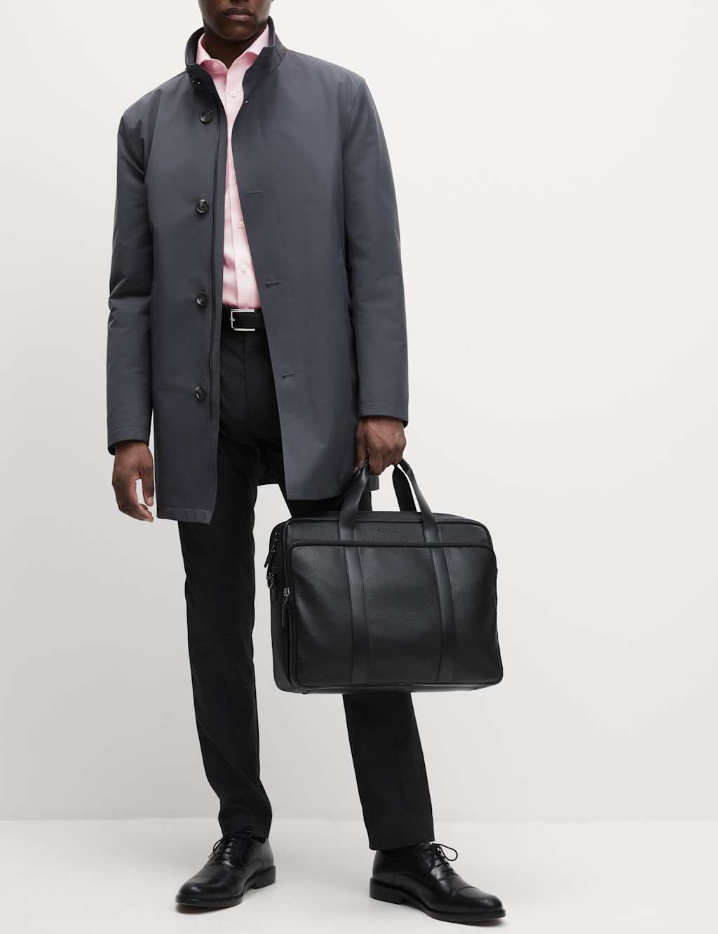 Tailored Fit Luxury Cotton Double Cuff Twill Shirt 6 of 6