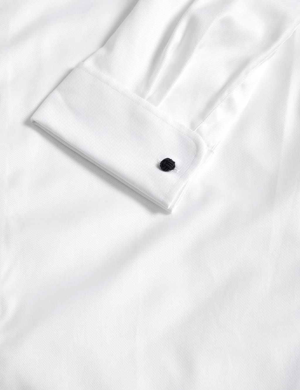 Tailored Fit Luxury Cotton Double Cuff Twill Shirt 3 of 5