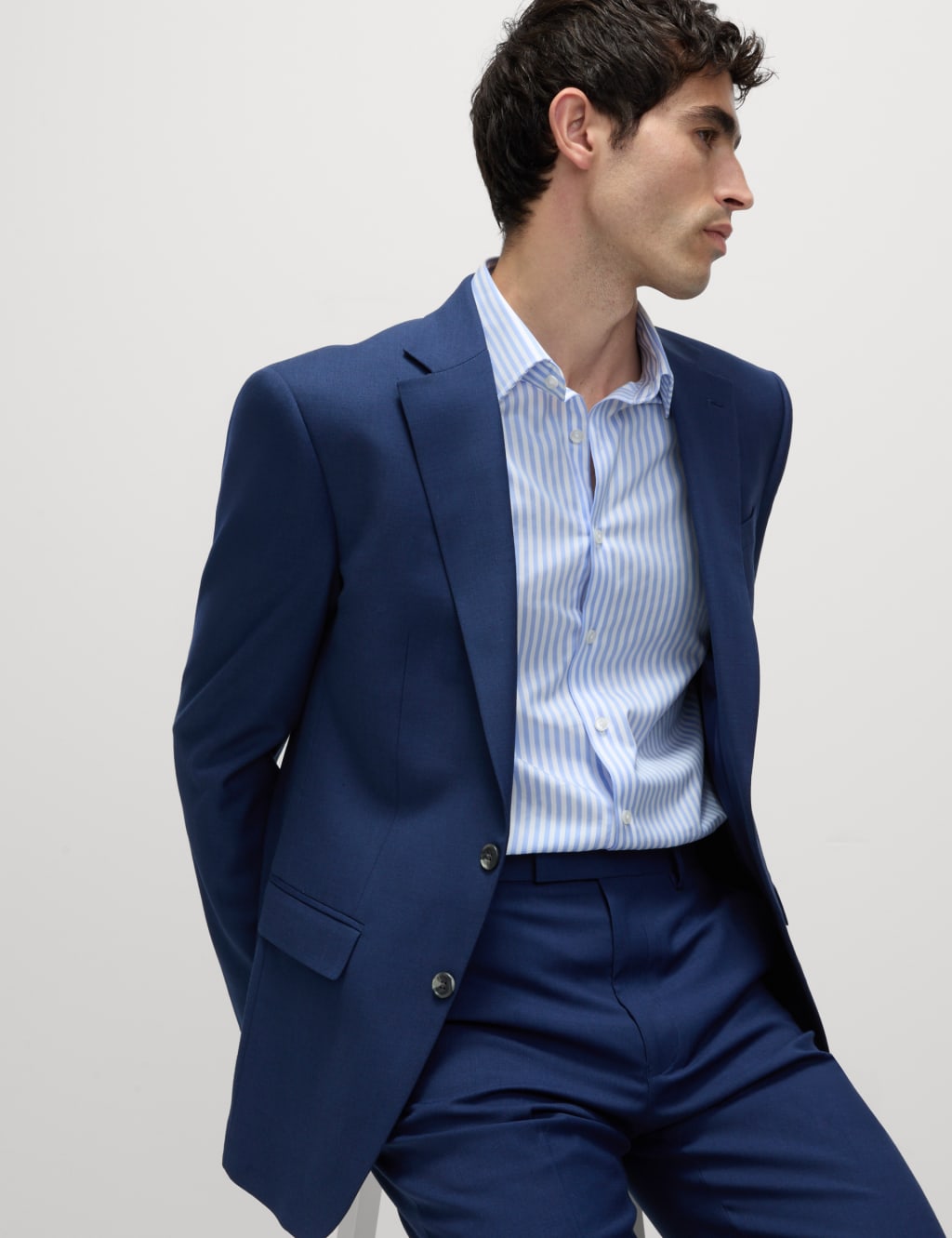 Regular Fit Luxury Cotton Striped Shirt 8 of 8