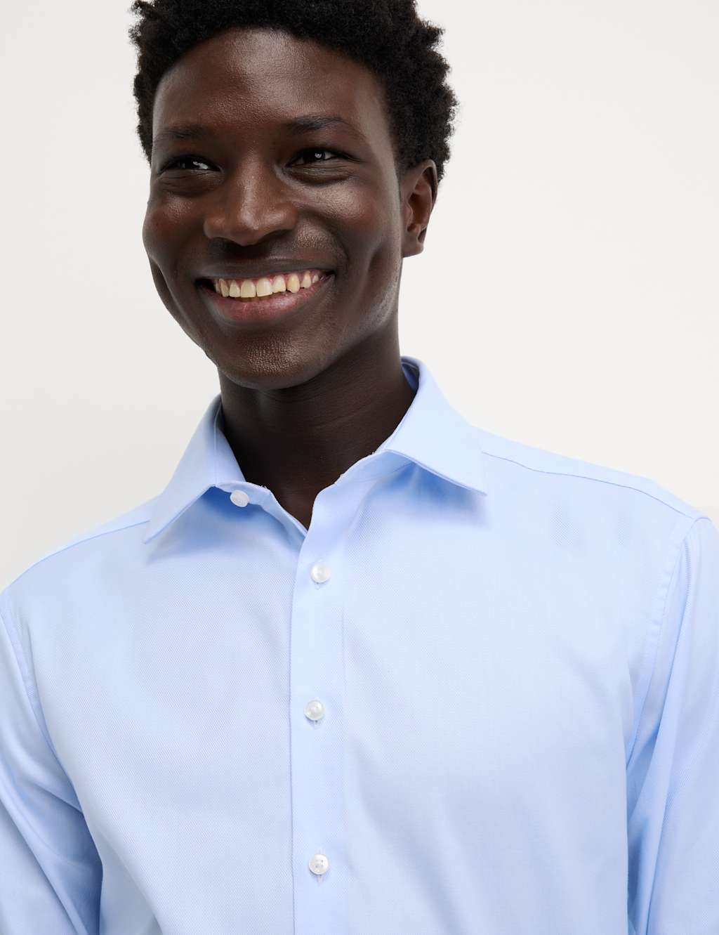 Slim Fit Luxury Cotton Twill Shirt 1 of 5