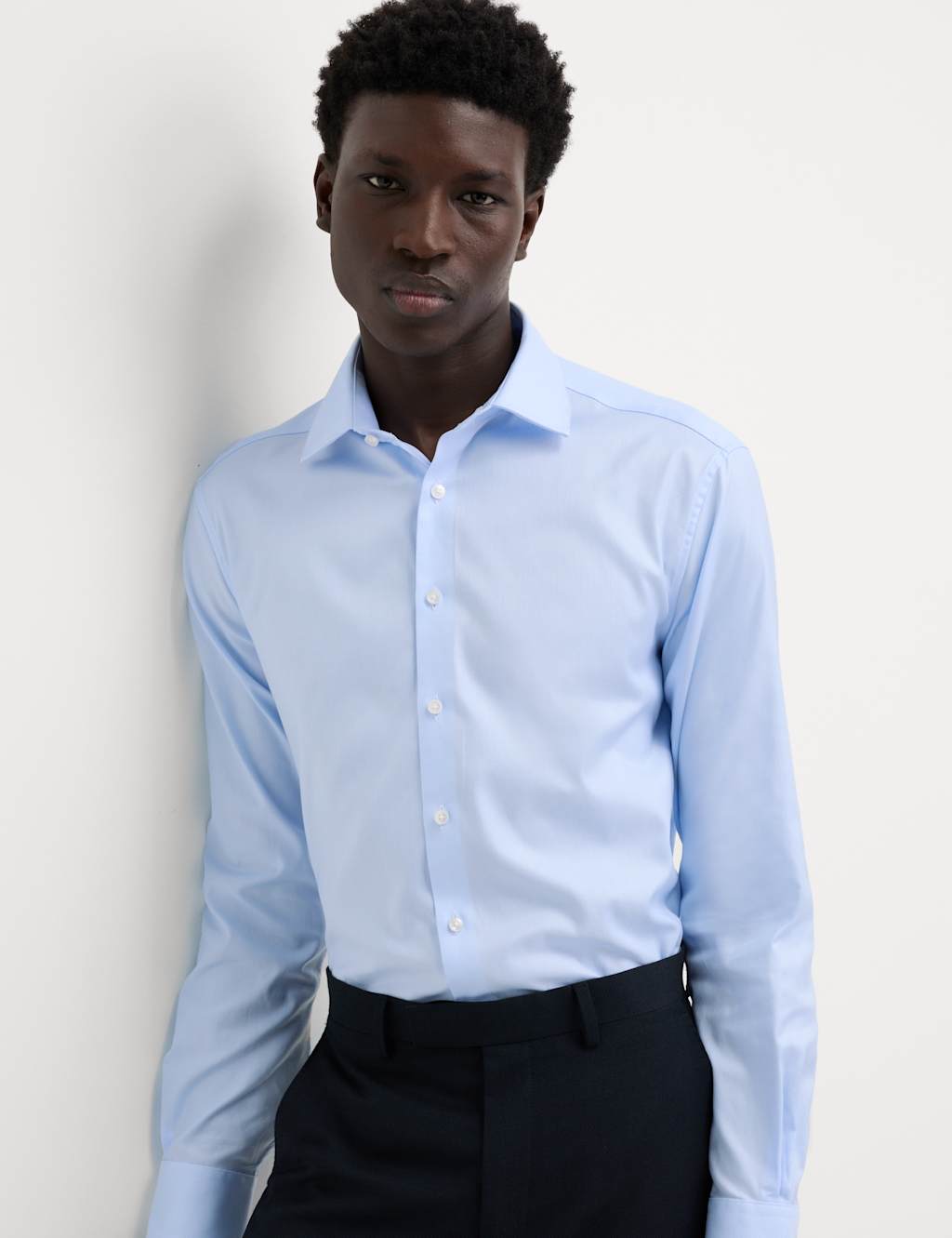 Slim Fit Luxury Cotton Twill Shirt 6 of 8