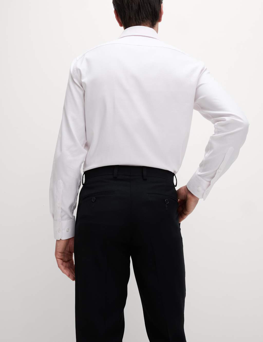 Tailored Fit Luxury Cotton Twill Shirt 5 of 8