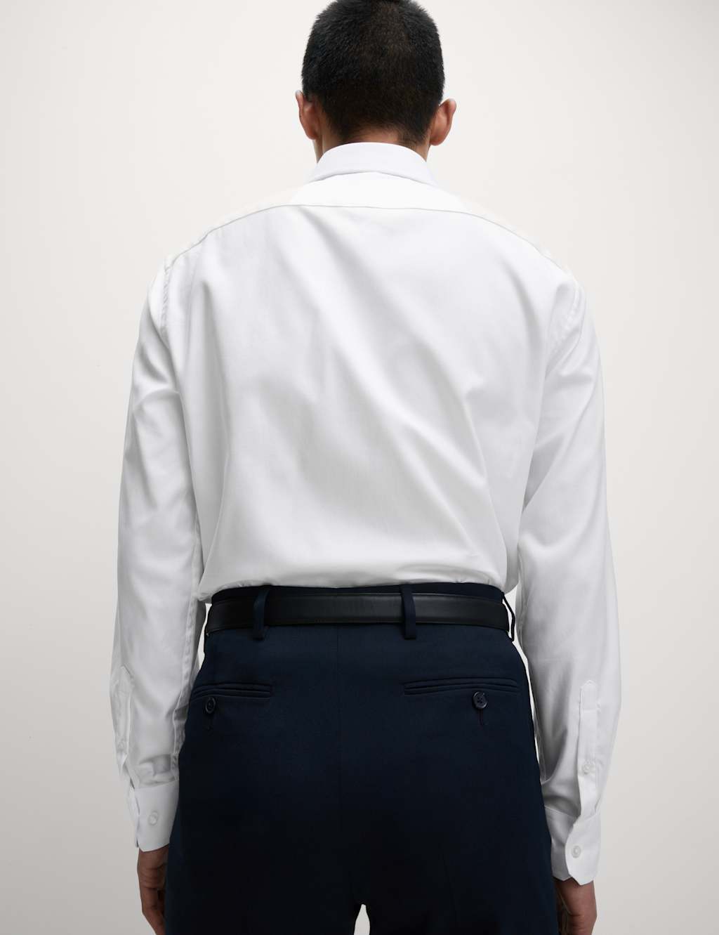 Tailored Fit Luxury Cotton Twill Shirt 5 of 8