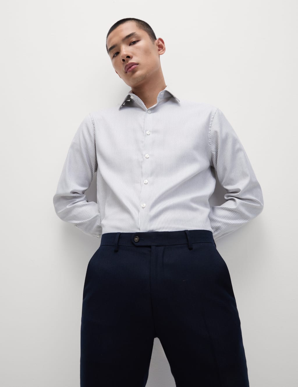 Regular Fit Luxury Cotton Striped Shirt
