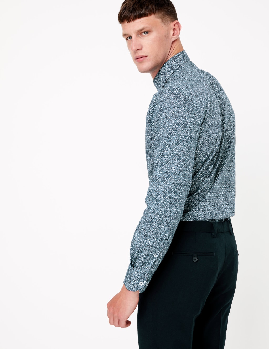 Tailored Fit William Morris Print Shirts 4 of 4