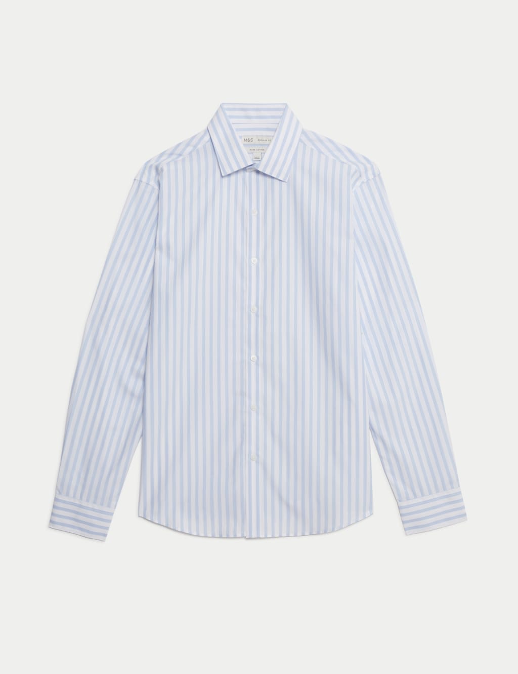 Regular Fit Pure Cotton Striped Shirt 2 of 8