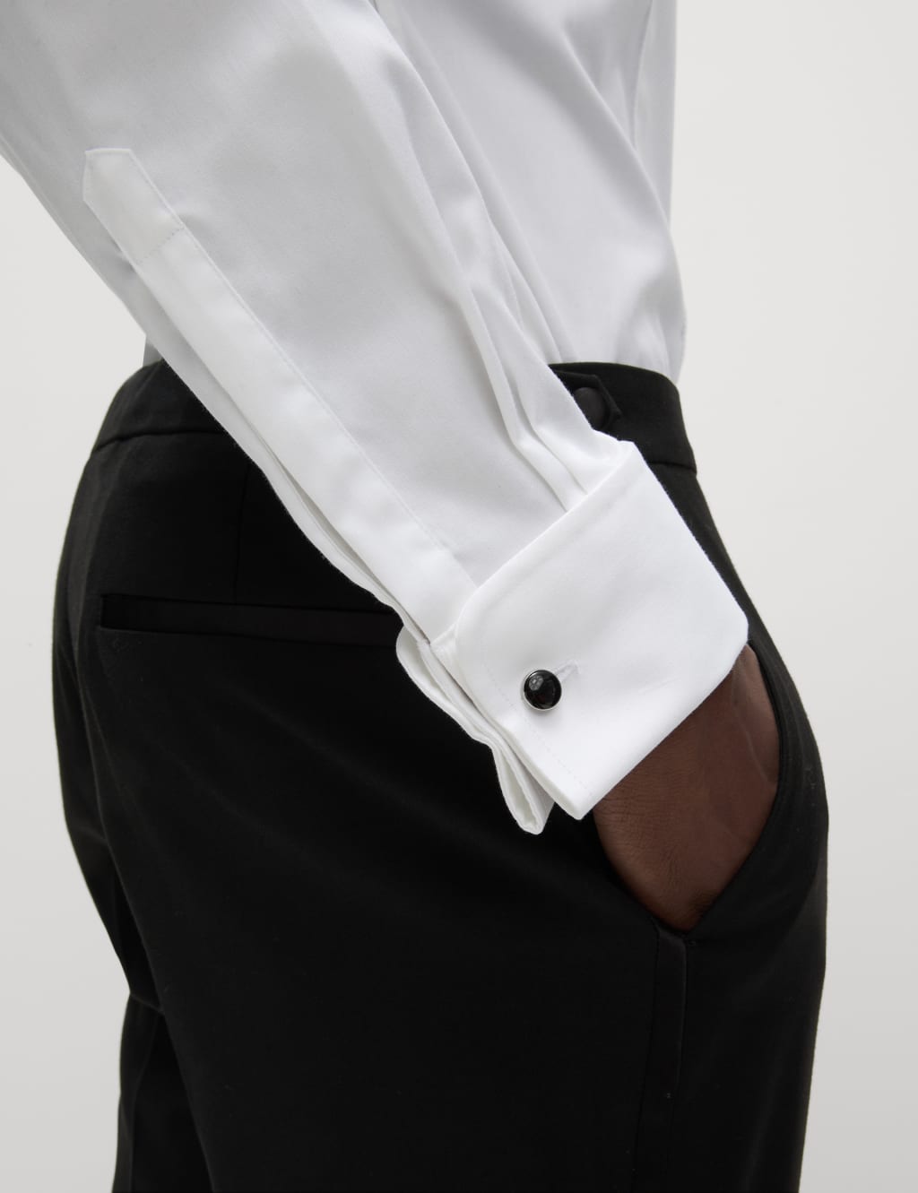 Regular Fit Luxury Cotton Double Cuff Dress Shirt 7 of 8