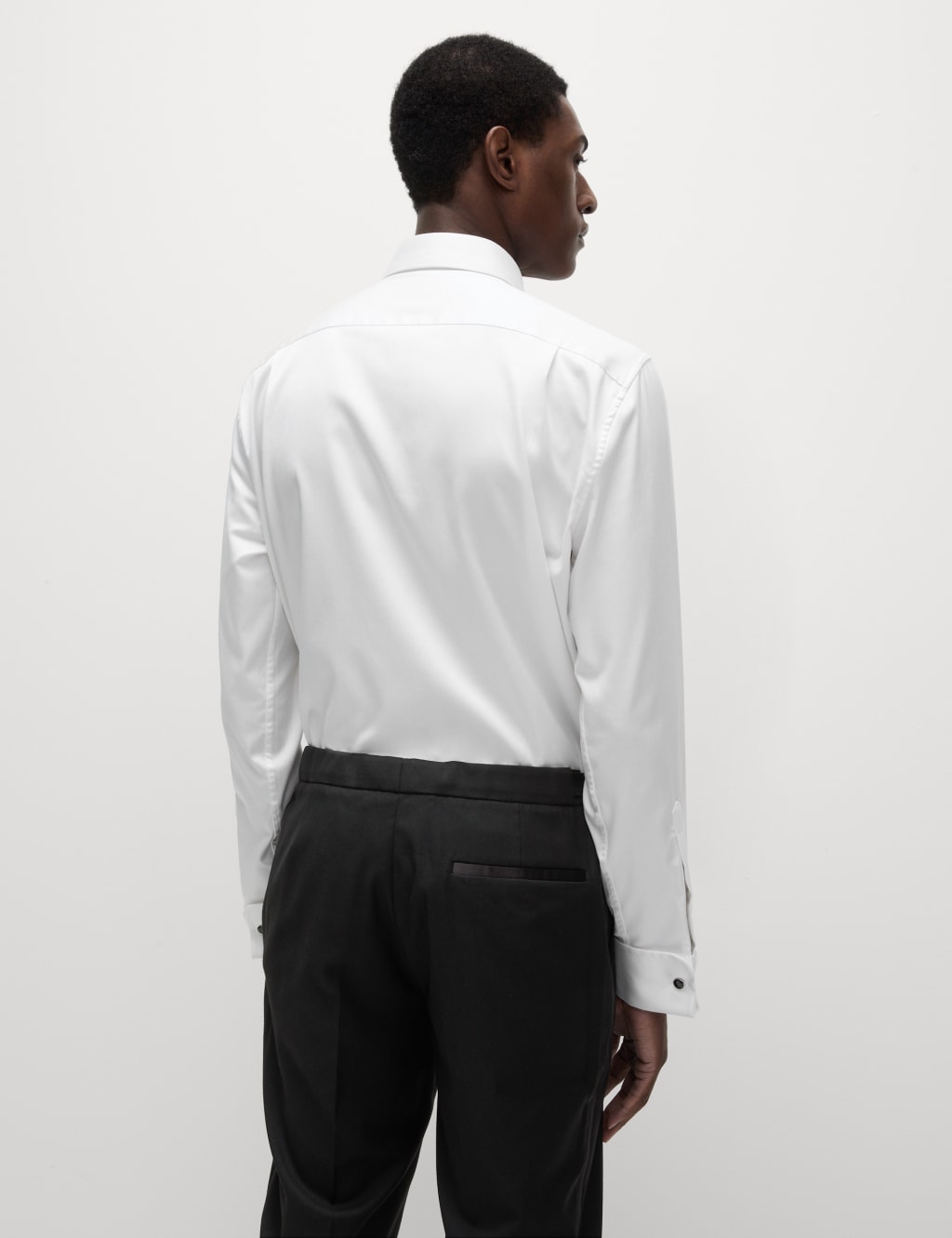 Regular Fit Luxury Cotton Double Cuff Dress Shirt 8 of 8