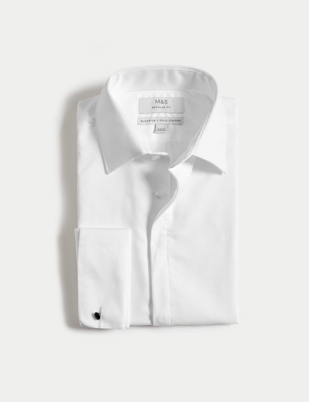 Regular Fit Luxury Cotton Double Cuff Dress Shirt 2 of 8