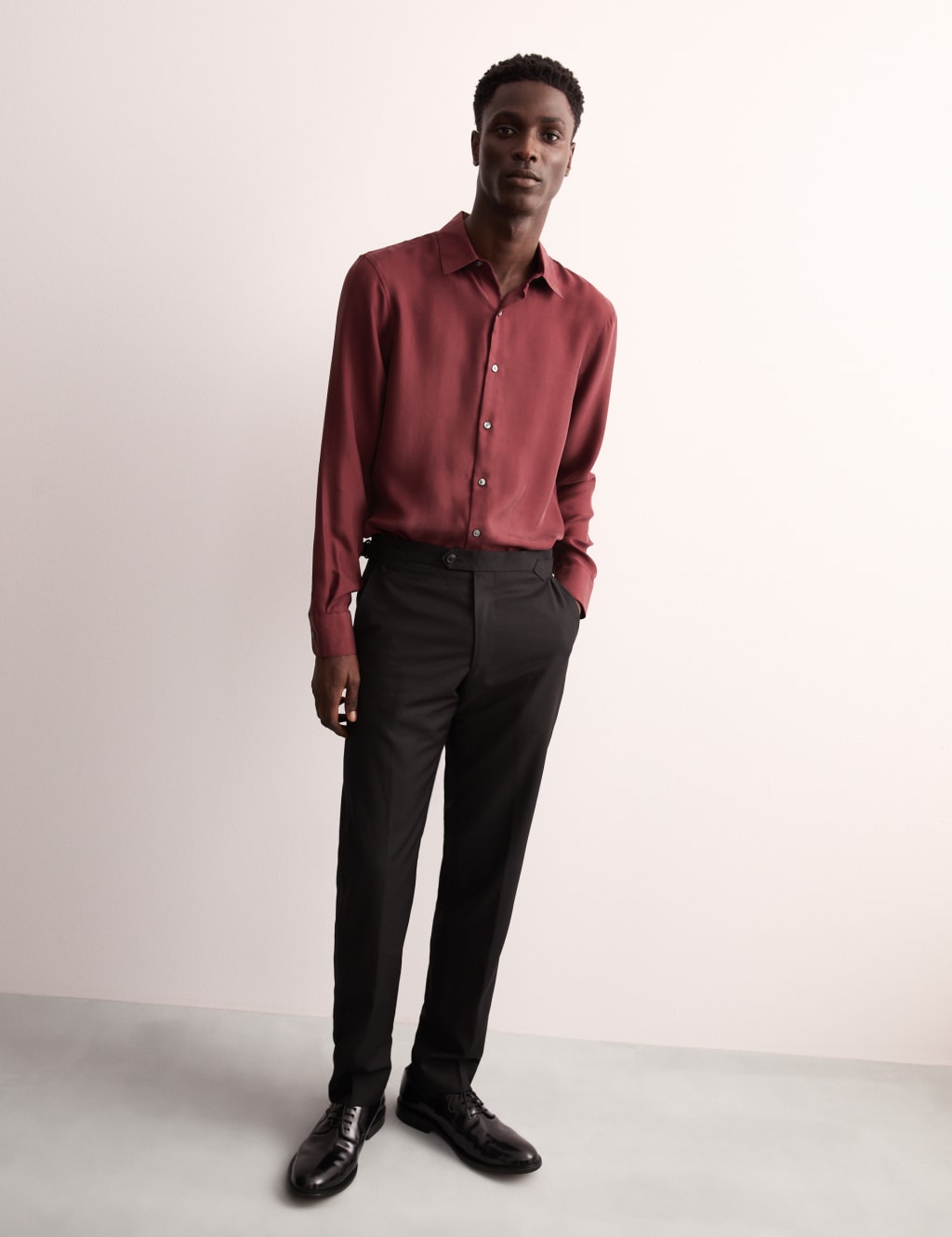 Mens silk shirt outfit online