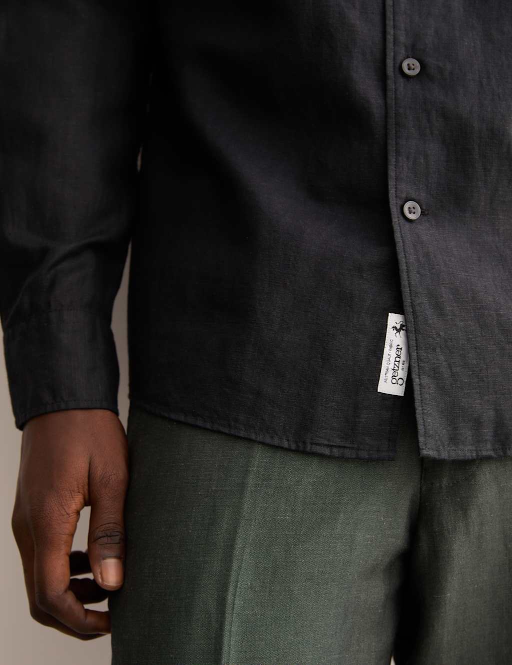 Regular Fit Luxury Linen Rich Shirt 5 of 8