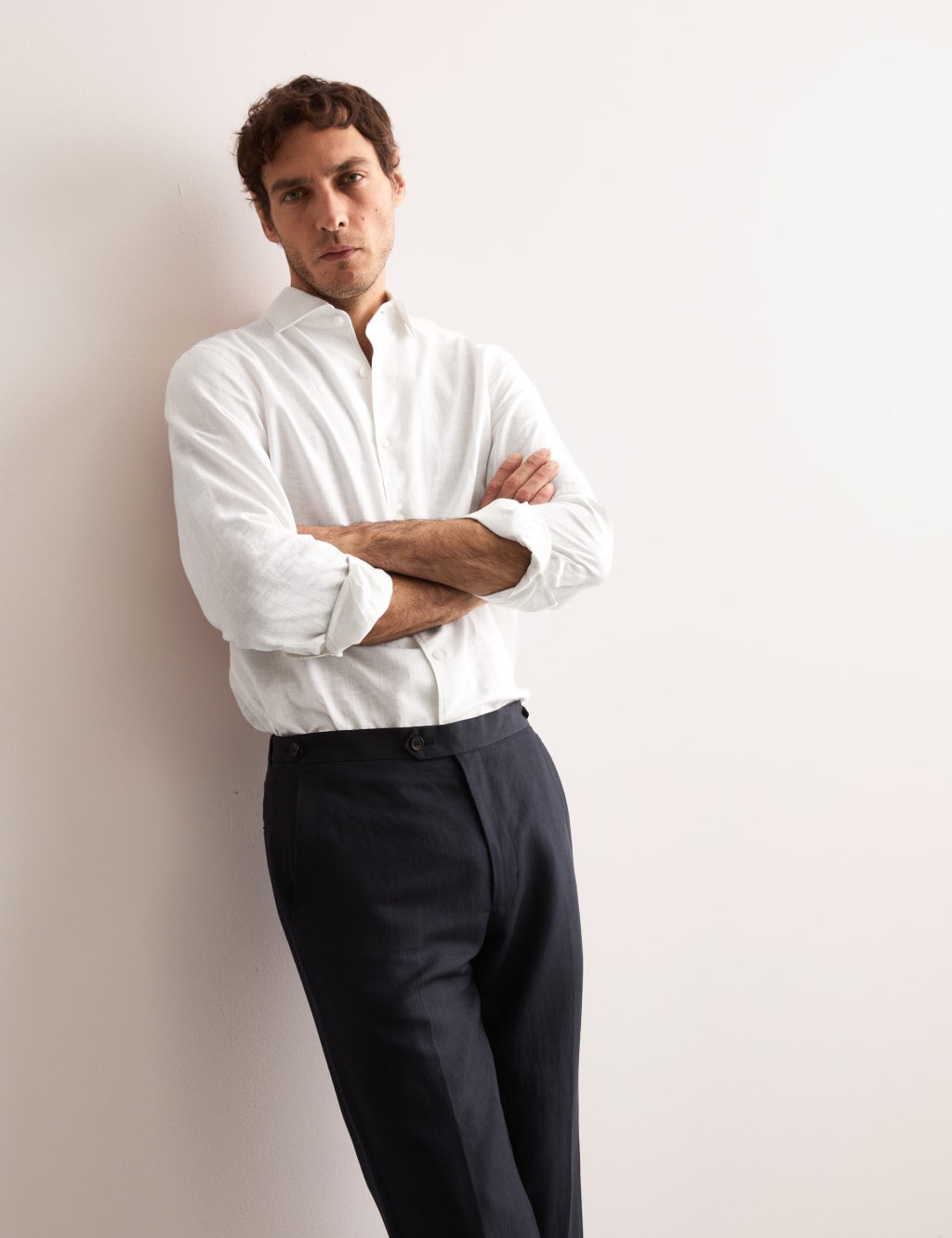 Regular Fit Luxury Linen Rich Shirt 4 of 7