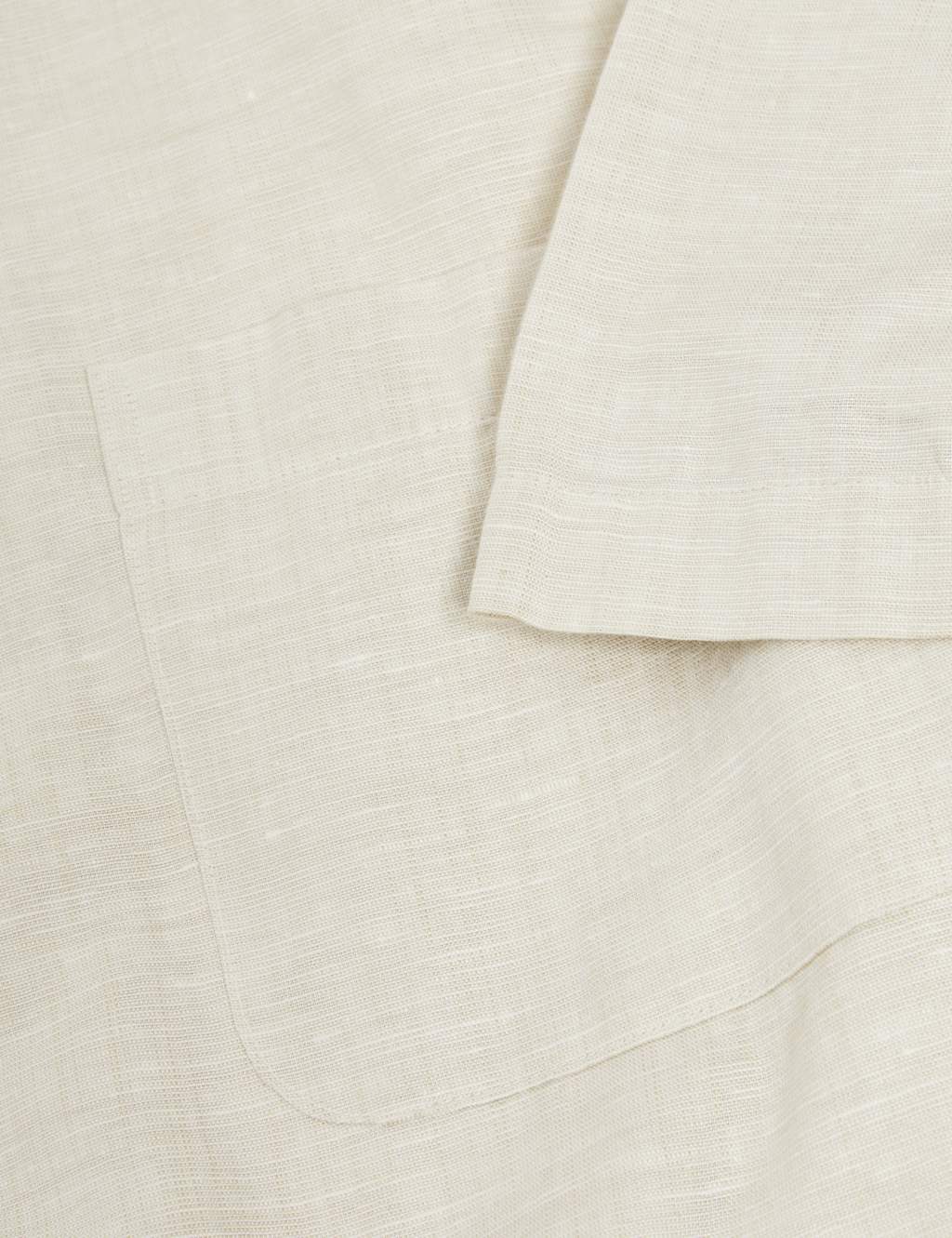 Regular Fit Luxury Linen Cotton Blend Short Sleeve Shirt 3 of 8