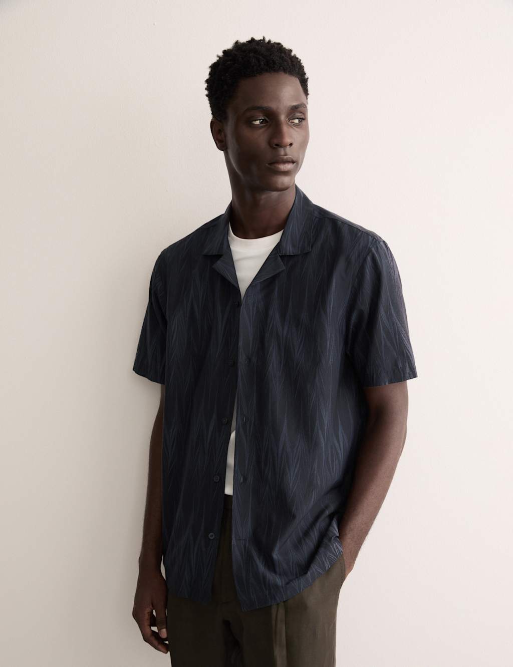 Regular Fit Luxury Cotton Silk Blend Shirt 5 of 7