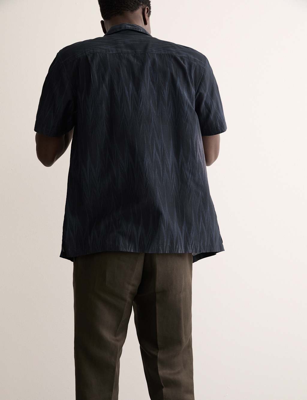 Regular Fit Luxury Cotton Silk Blend Shirt 6 of 7