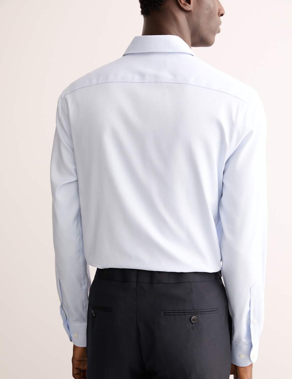 Tailored Fit Luxury Cotton Textured Shirt 5 of 8