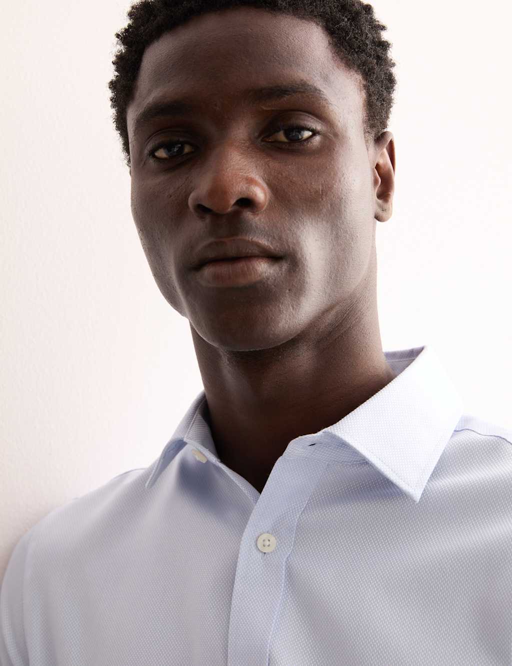 Tailored Fit Luxury Cotton Textured Shirt 6 of 8