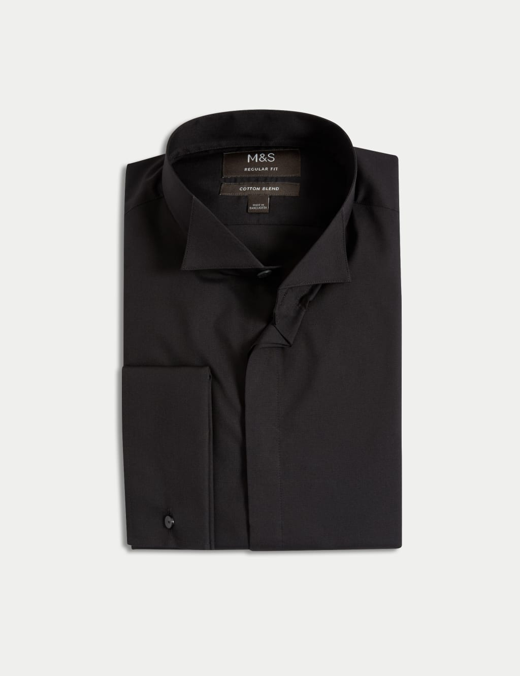 Regular Fit Cotton Blend Dress Shirt 2 of 6