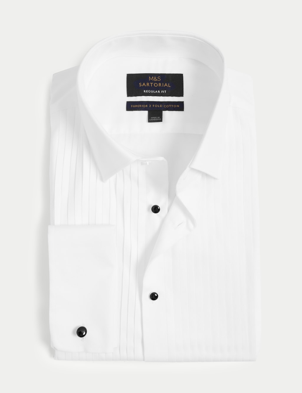 Regular Fit Luxury Cotton Double Cuff Dress Shirt 2 of 8