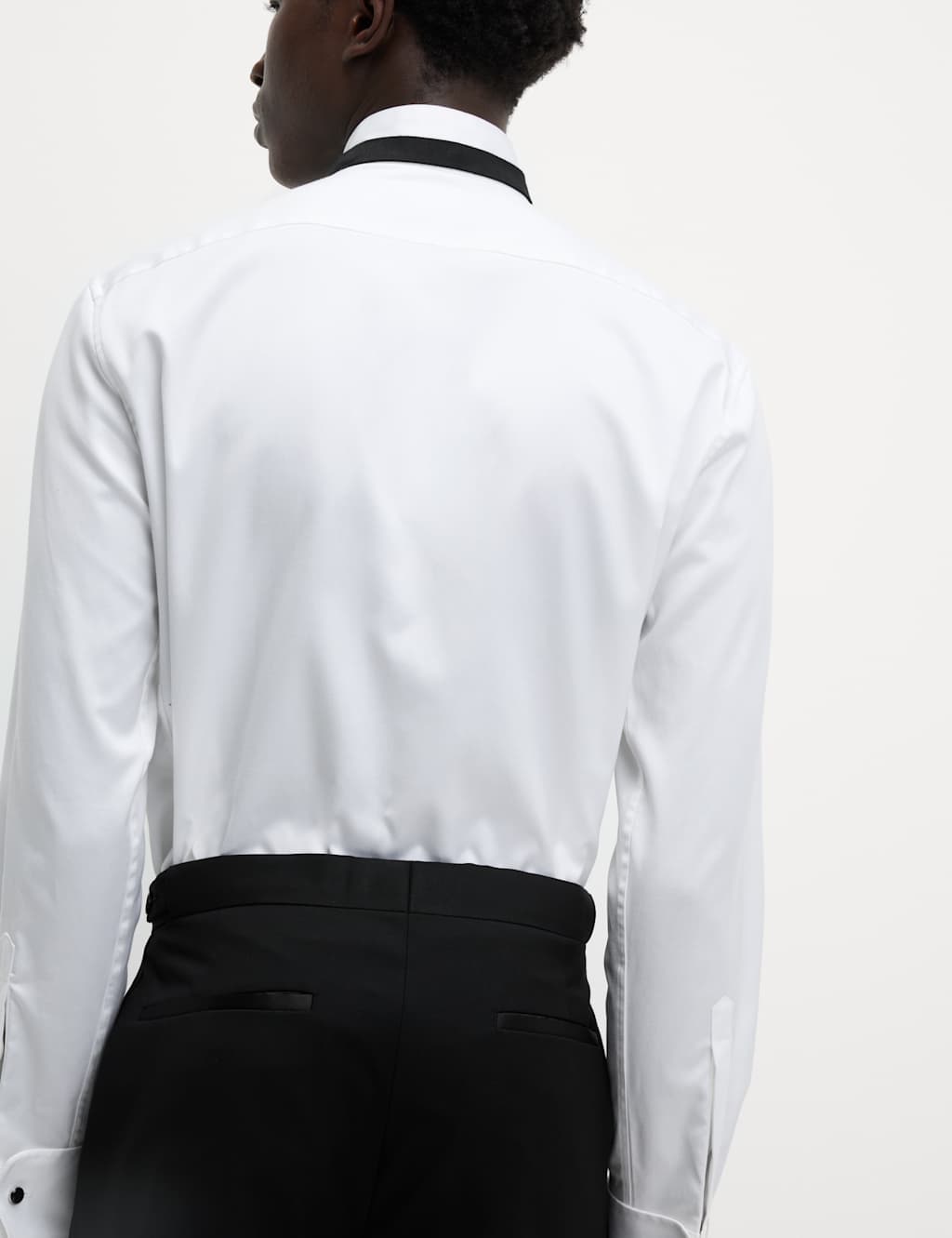 Tailored Fit Luxury Cotton Double Cuff Dress Shirt 7 of 8