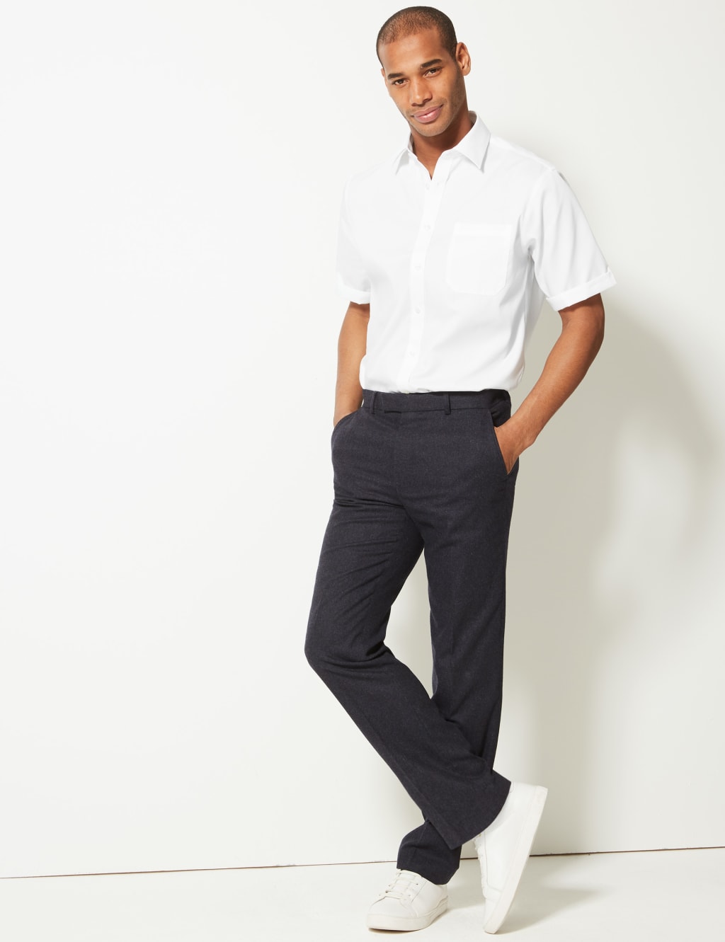 Regular Fit Pure Cotton Non-Iron Shirt 3 of 4