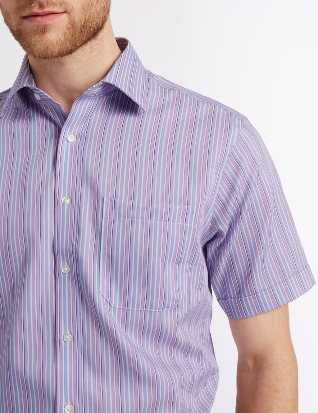 Short Sleeve Non-Iron Regular Fit Shirt 4 of 4