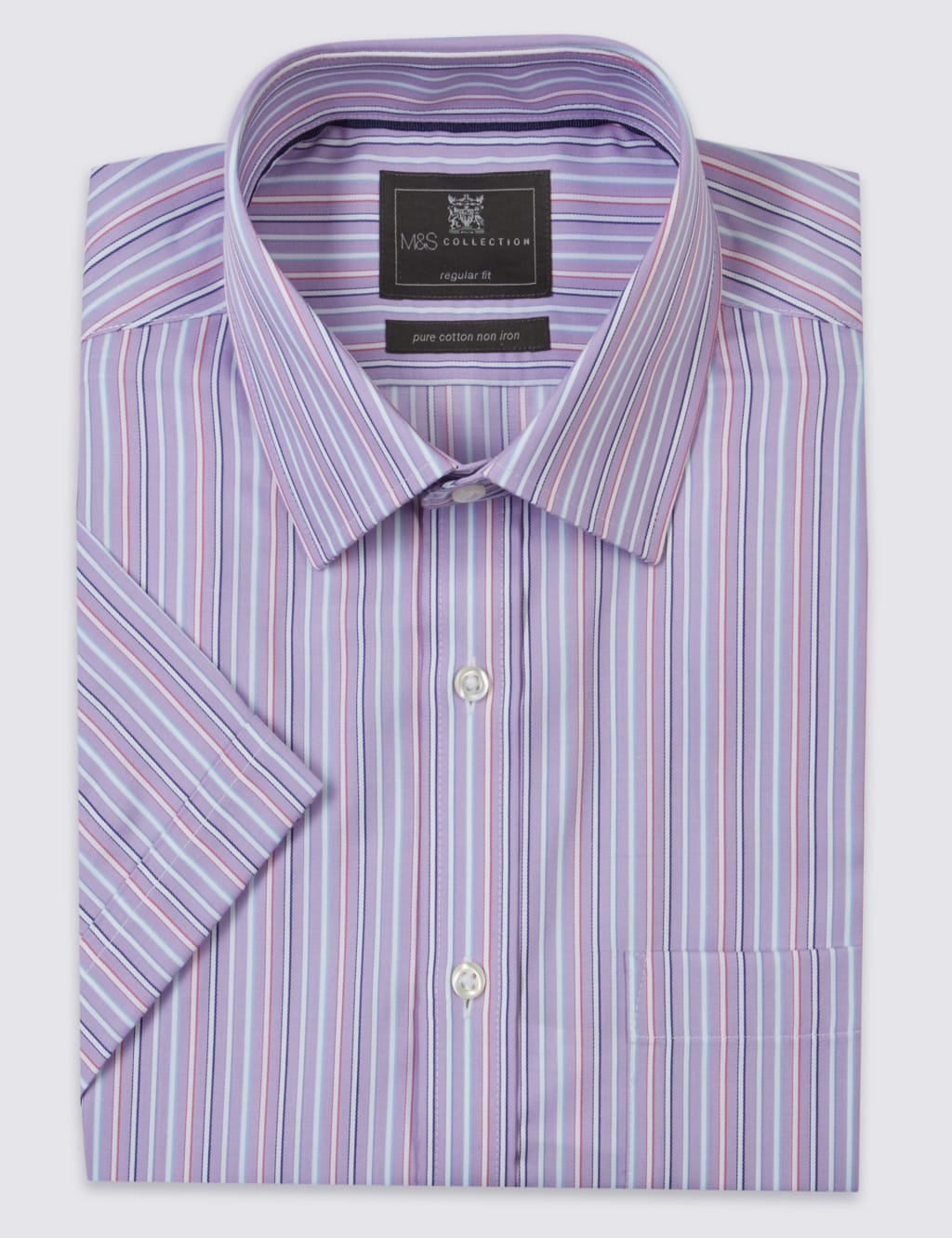 Short Sleeve Non-Iron Regular Fit Shirt 2 of 4