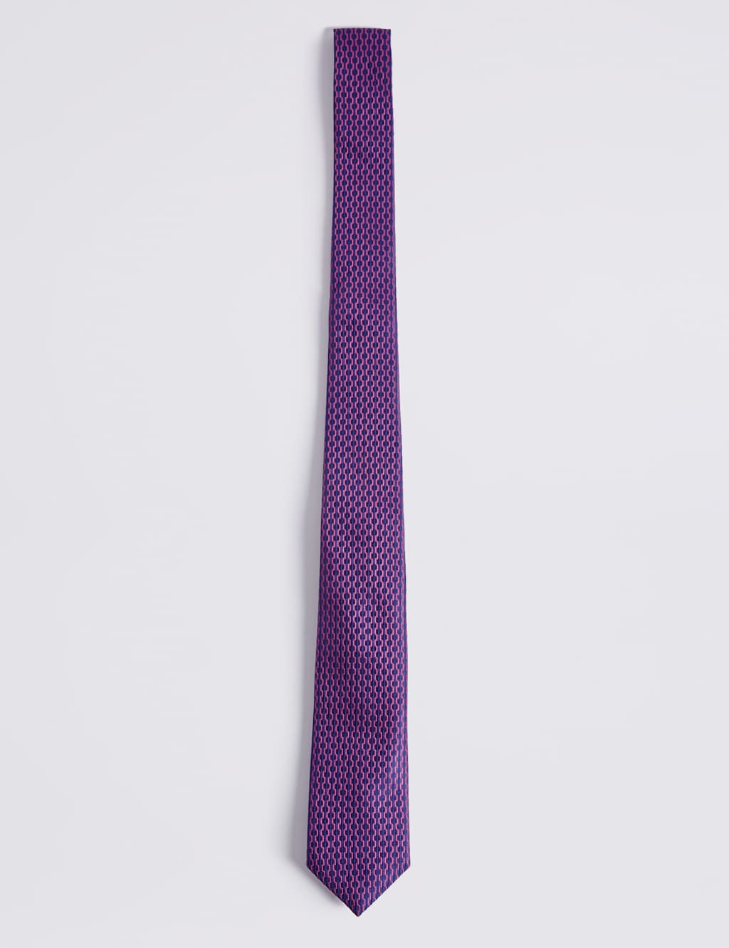 Pure Silk Geometric Tie 1 of 3