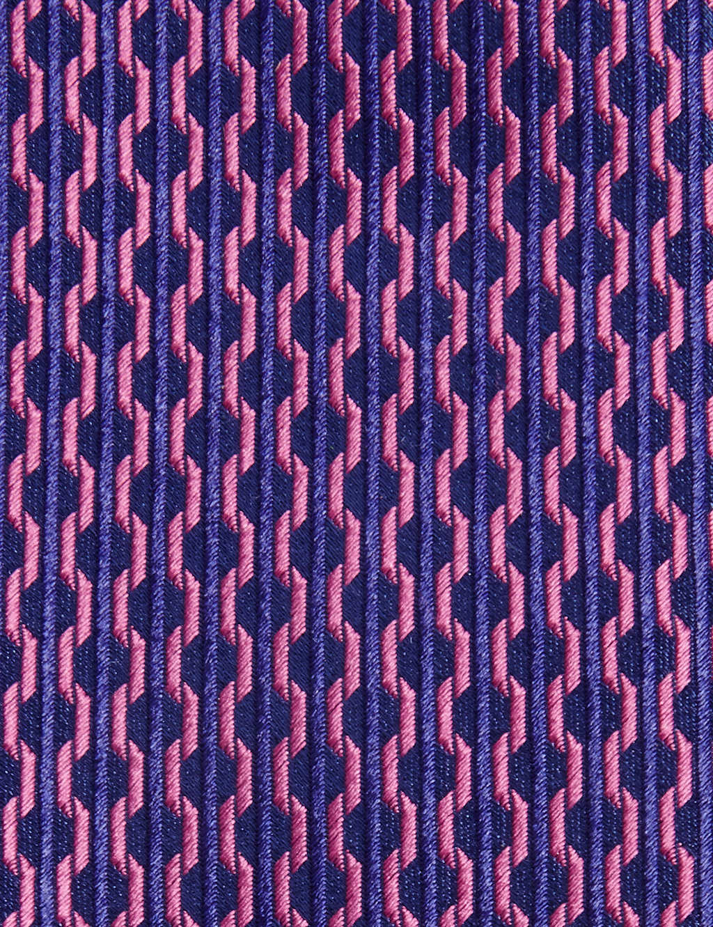 Pure Silk Geometric Tie 3 of 3