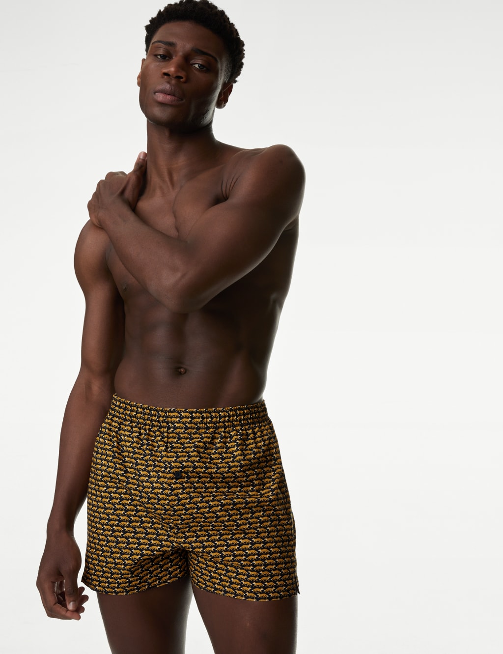 Woven cotton boxer shorts 2025