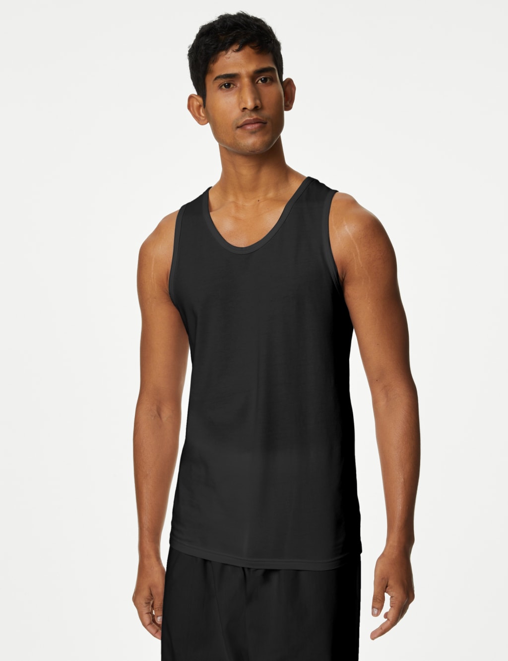 3pk Cotton Rich Cool Fresh Vests M S Collection M S