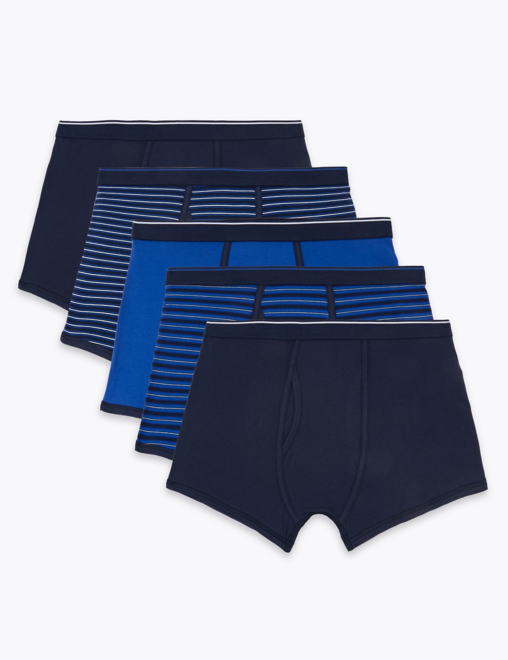 5pk Cotton Stretch Cool & Fresh™ Trunks 2 of 3