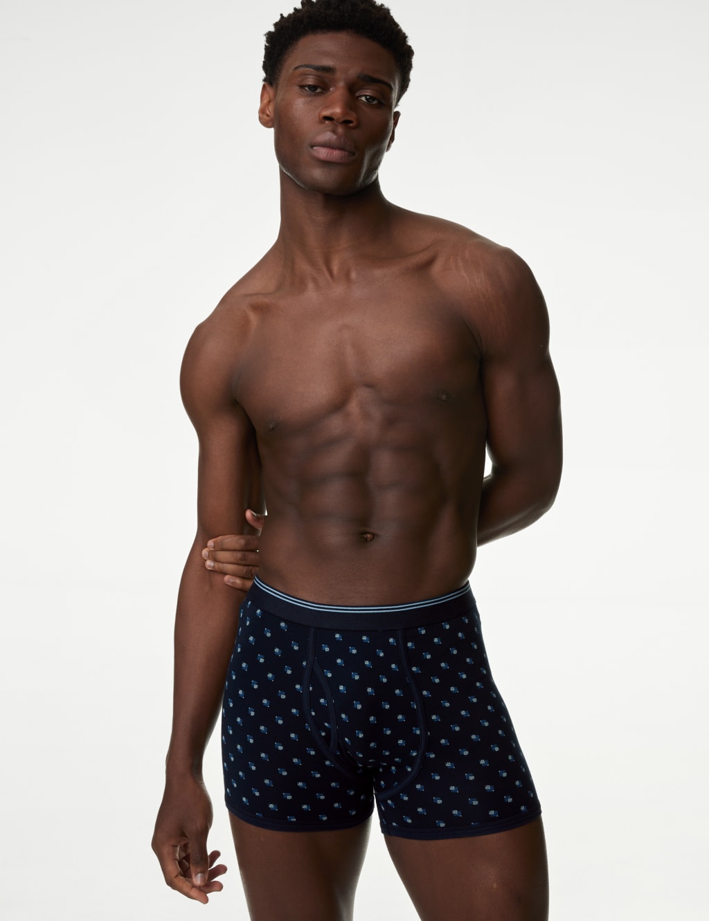 5pk Cotton Rich Cool & Fresh™ Trunks 2 of 3
