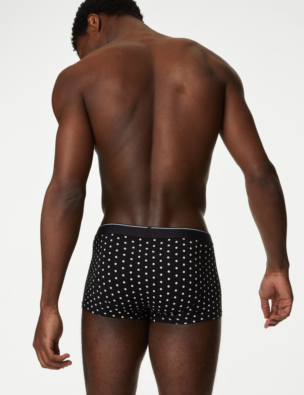 5pk Cotton Rich Polka Dot Print Hipsters 3 of 3