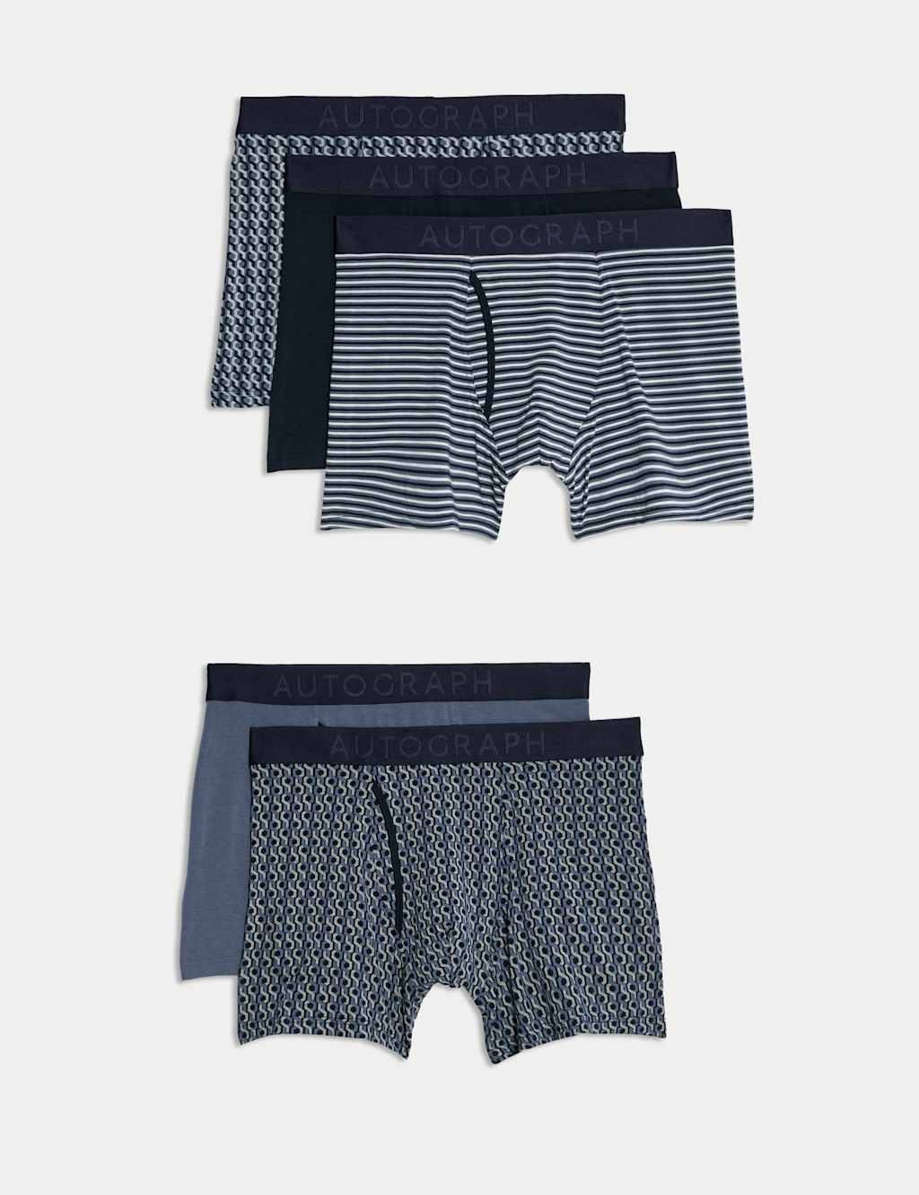 5pk Supima® Cotton Modal Stretch Trunks 3 of 5