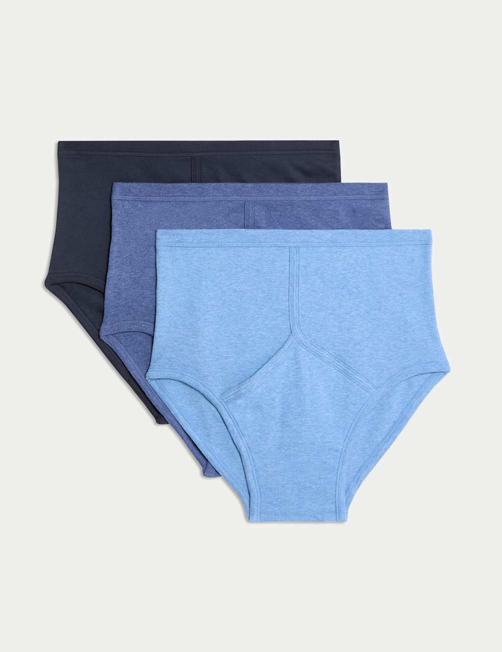 3pk Pure Cotton High Waist Briefs 1 of 1