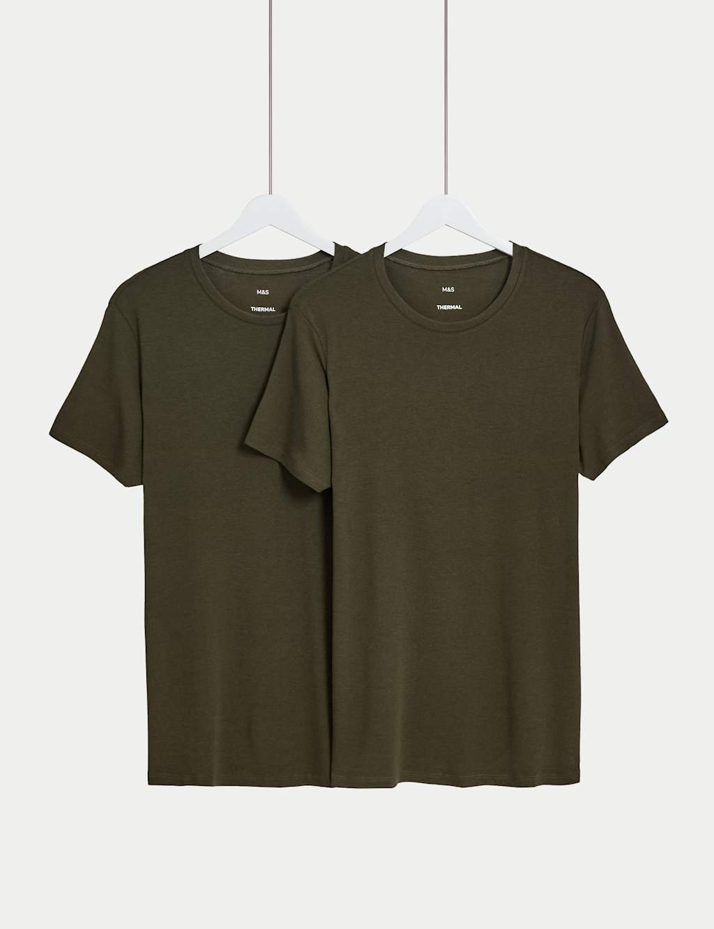 2pk Heatgen™ Light Thermal Short Sleeve Tops 1 of 2