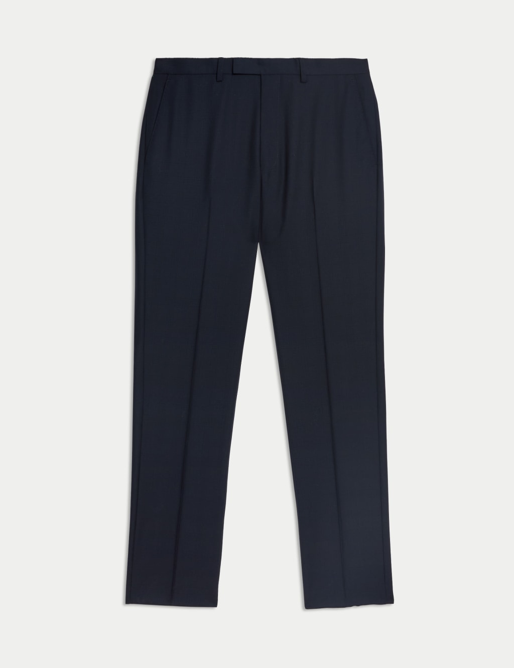 Tailored Fit Pure Wool Check Suit Trousers 2 of 8