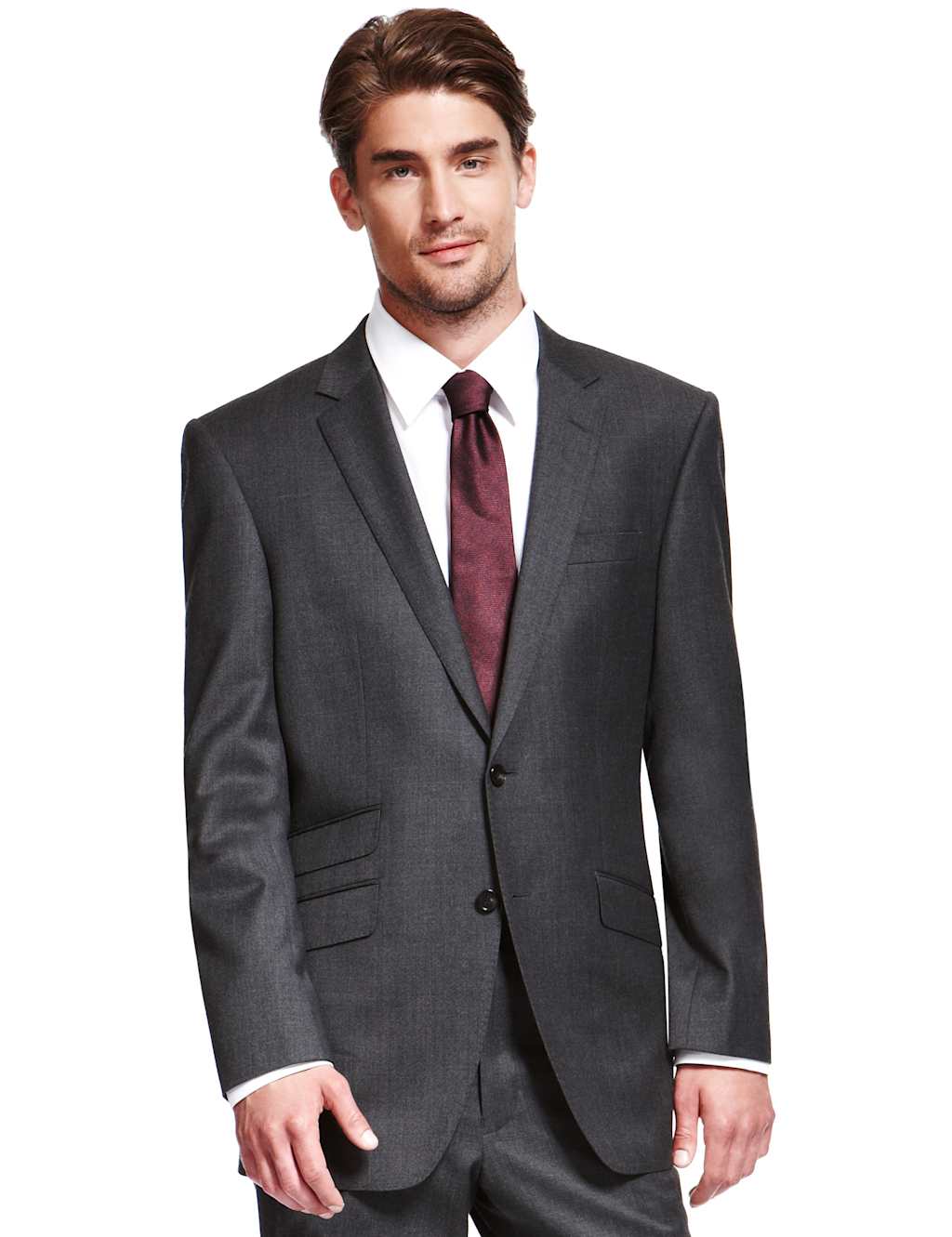 Wool Rich 2 Button Suit Jacket 3 of 8