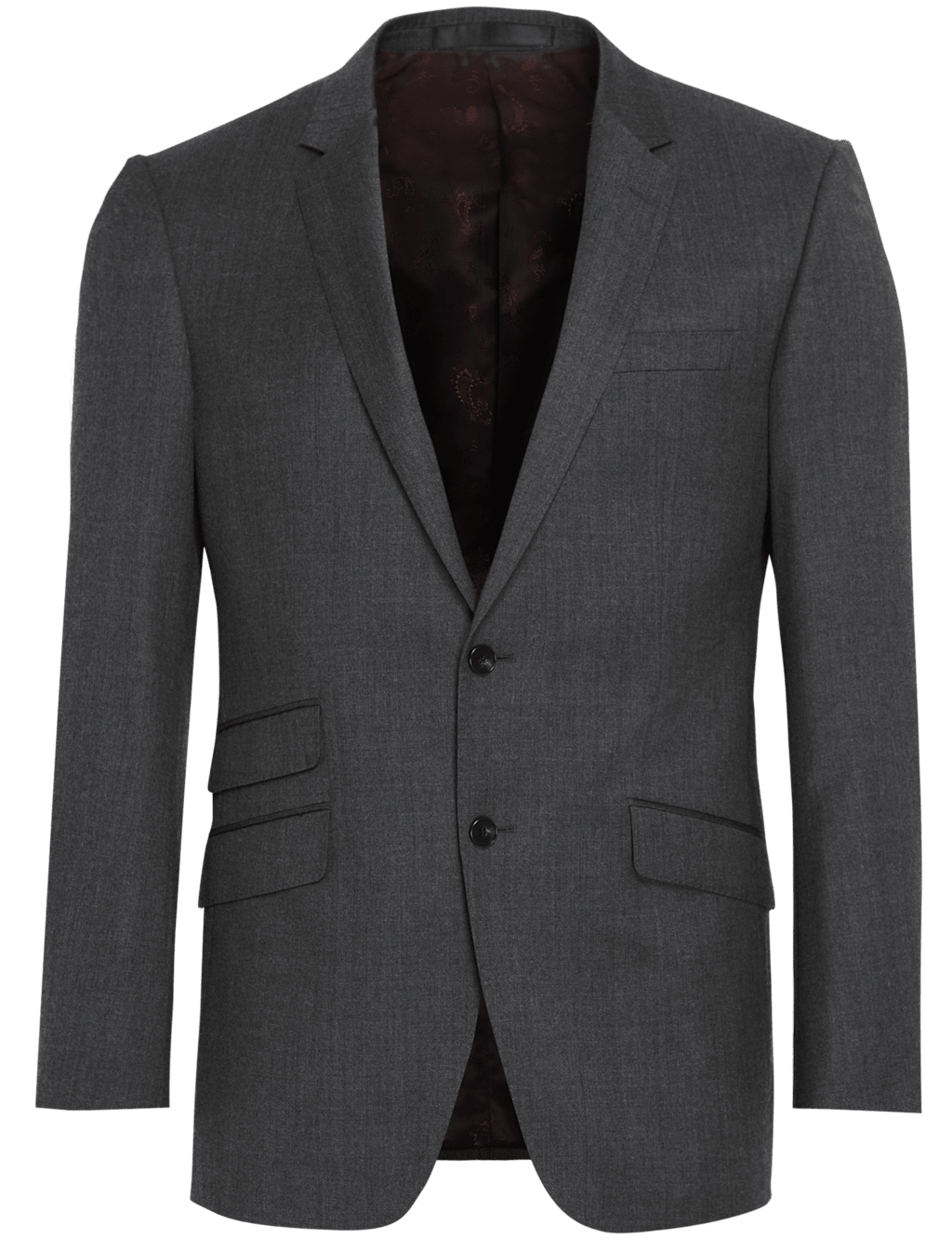 Wool Rich 2 Button Suit Jacket 2 of 8