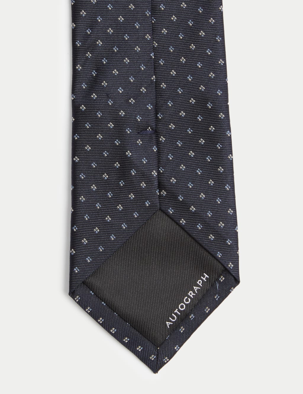 Slim Geometric Pure Silk Tie 2 of 2
