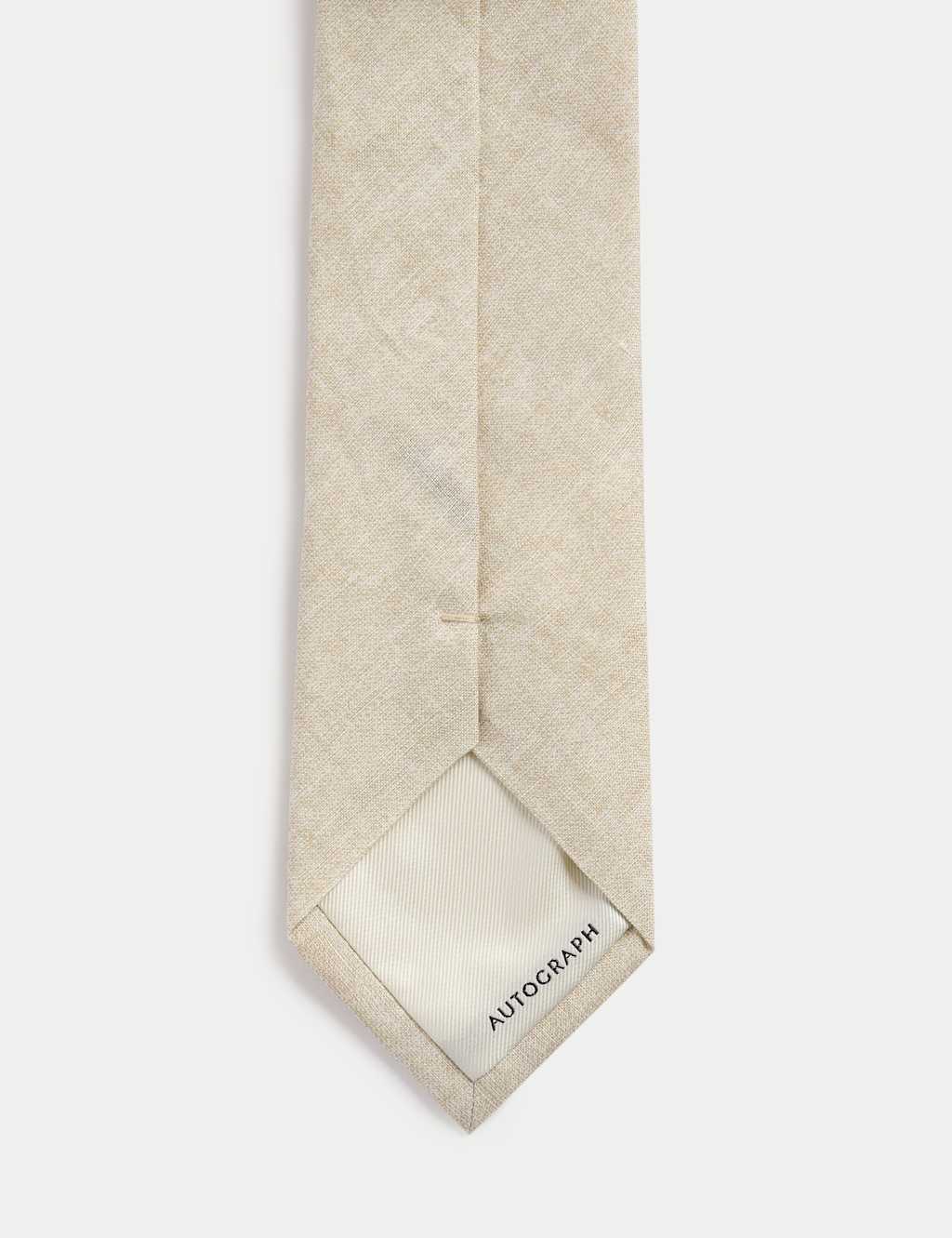 Linen Silk Blend Tie 2 of 2