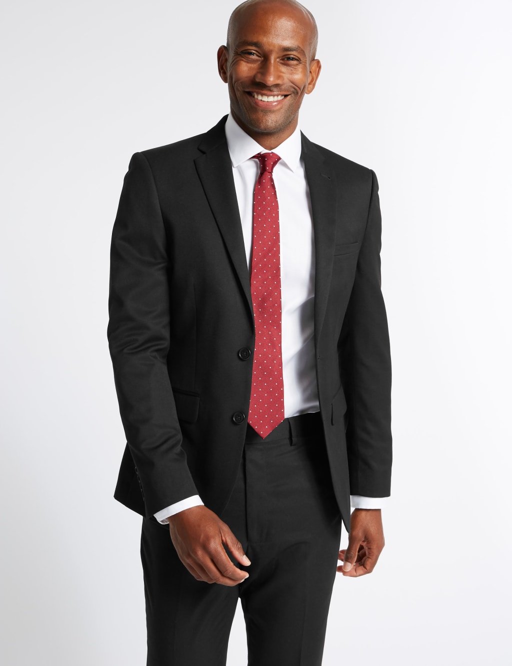 Black Skinny Fit Suit Jacket M S Collection M S