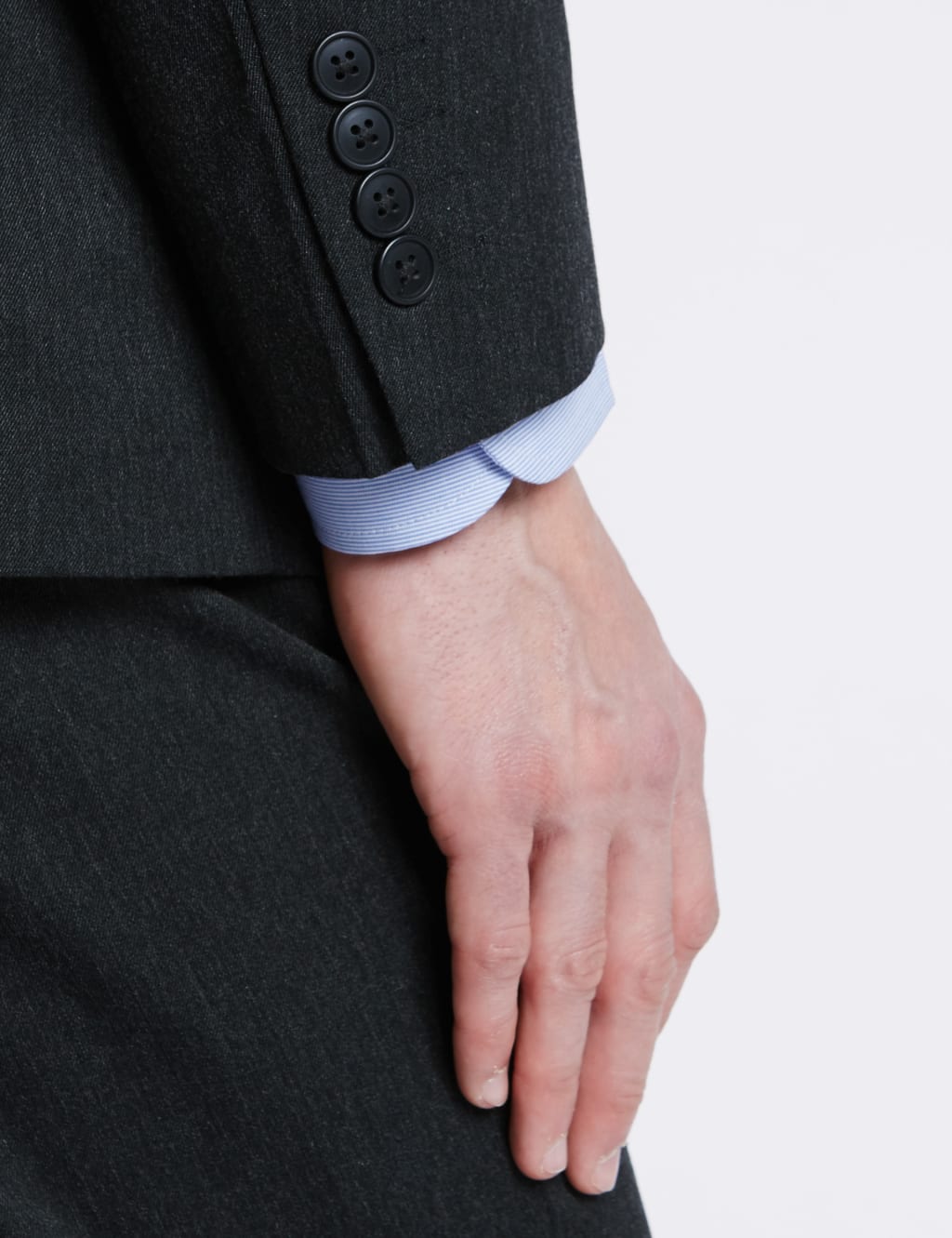 Charcoal Regular Fit Suit Jacket 6 of 8