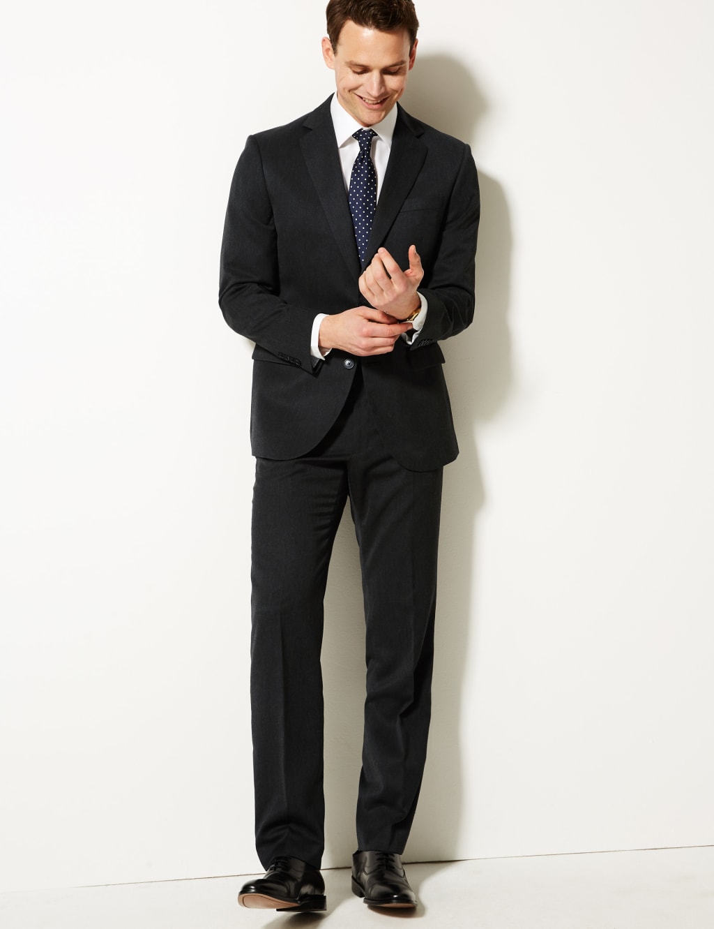 Charcoal Regular Fit Suit Jacket 8 of 8