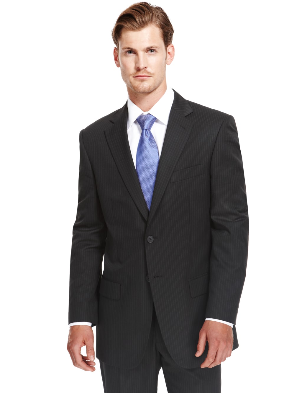 Easy Care 2 Button Striped Jacket 3 of 7