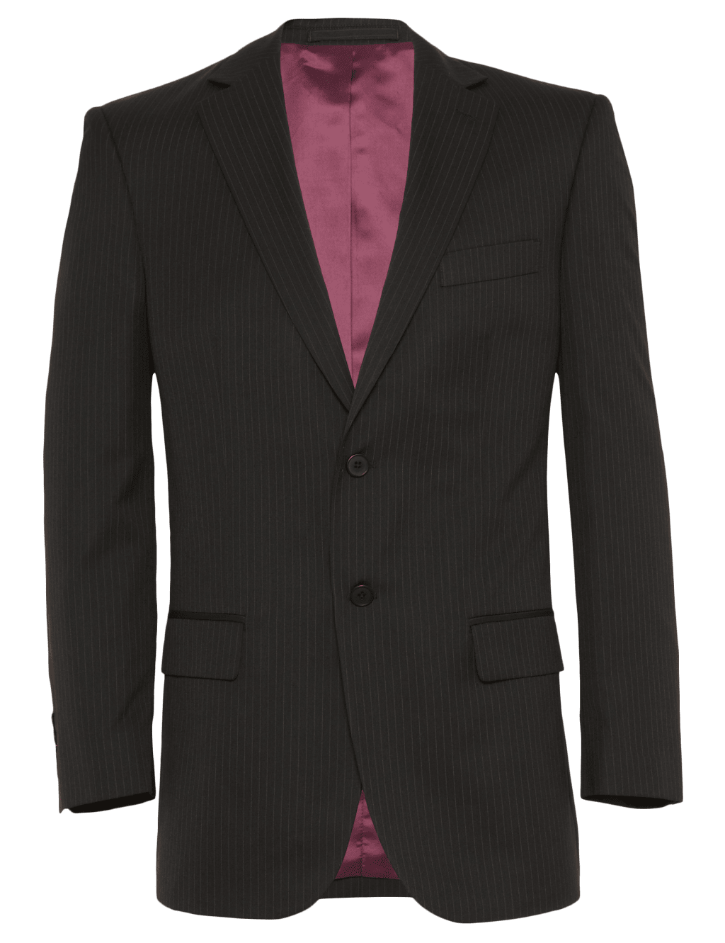 Easy Care 2 Button Striped Jacket 2 of 7