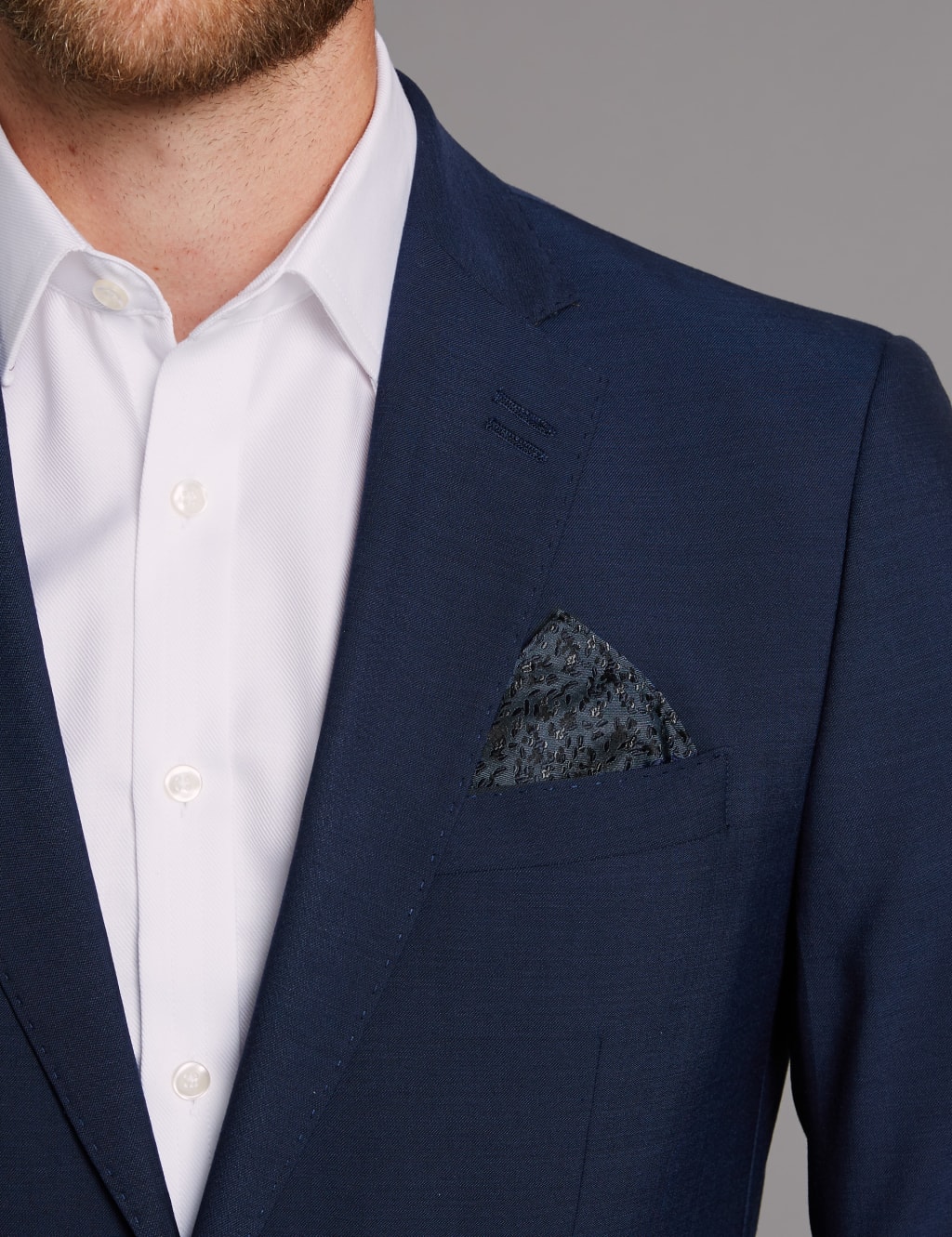 Pure Silk Floral Hank Pocket Square 1 of 2