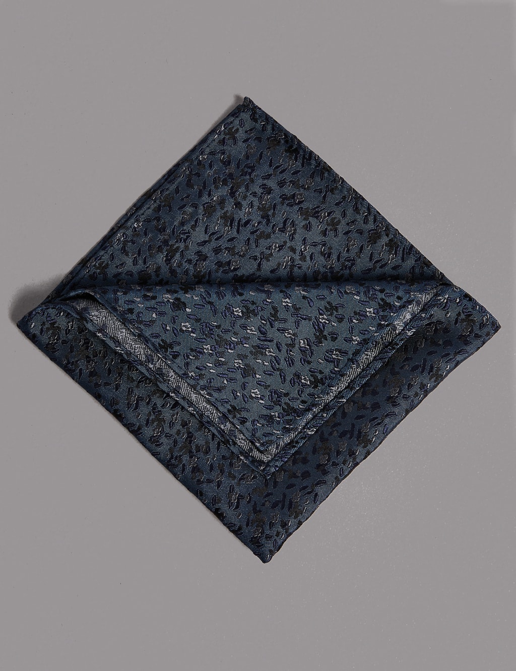 Pure Silk Floral Hank Pocket Square 2 of 2