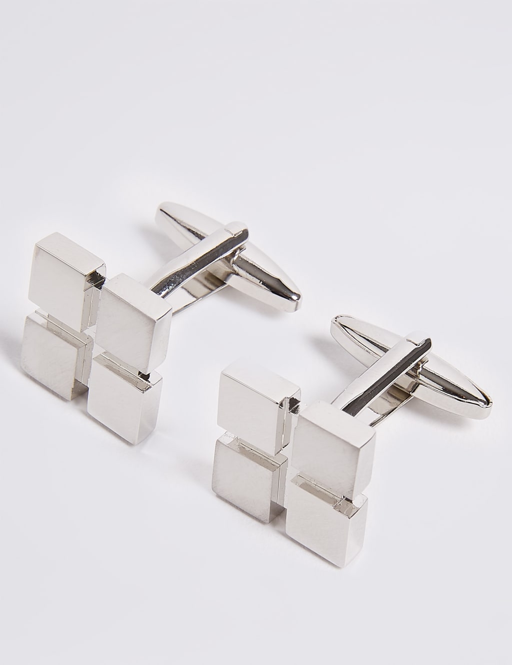 Mini Geometric Tie & Cufflink Set 4 of 4
